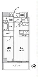 ALTERNA菊川Ⅱの物件間取画像